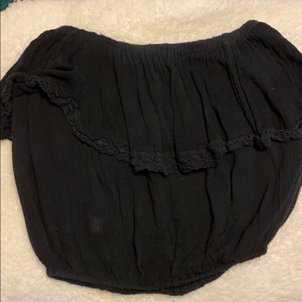 Jen’s Pirate Booty tube top in black